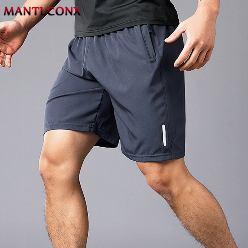 New Fashion Sports Shorts Men Breathable Quick Dry Men's Short Pants Men Breathable Elastic Waist Shorts Male Bottom Black XXXL