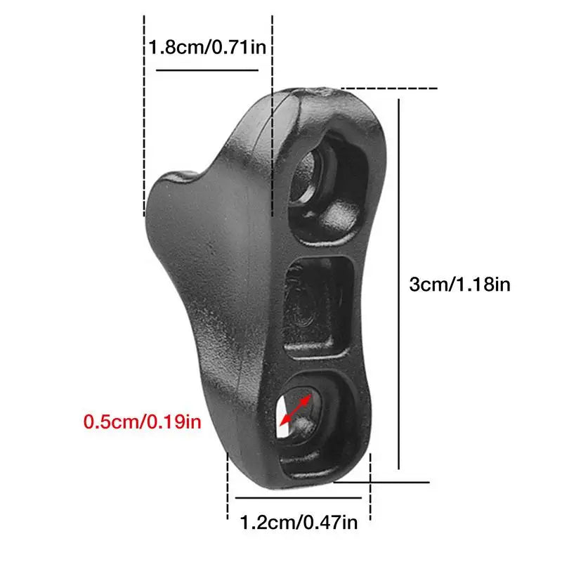 10pcs Triangles Rope Tightener Camping Tent Guy Lines Runner Guyline Camping Awning Stopper Adjuster Cord Rope Tensioner