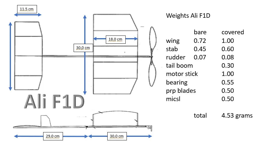 TK New F1D rubber band powered aircraft student model aircraft competition equipment for outdoor popular science schools