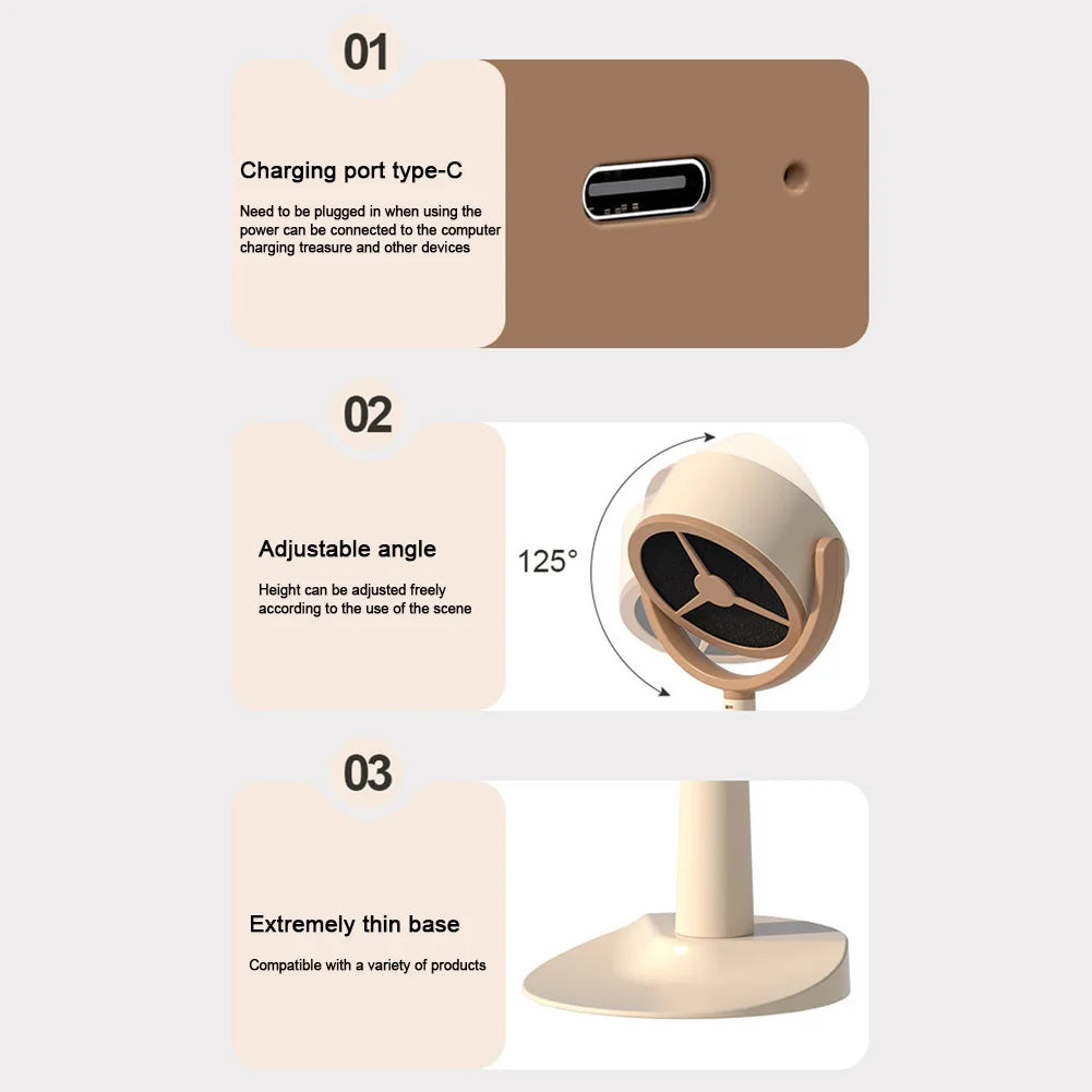 Desktop Range Hood Adjustable Angle Portable Exhaust Fan Rechargeable/USB Plug Mini Suction Cooker Hood for Indoor BBQ Hot Pot