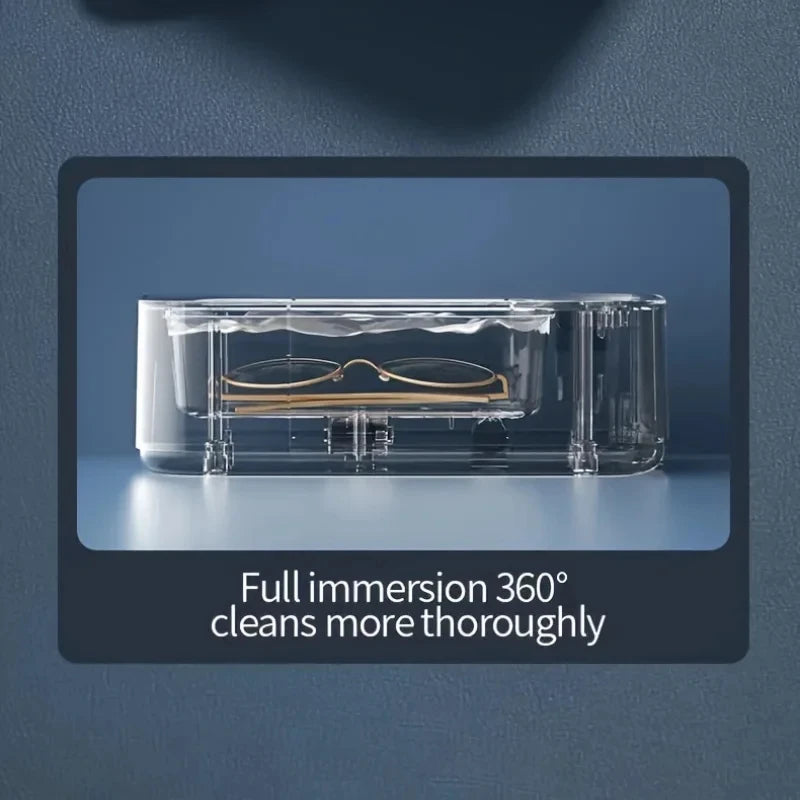 Xiaomi MIJIA Ultrasonic Glasses Cleaning High Frequency 45KHZ Ultrasound Jewelry Cleaner Machine Household Cleaning Machine