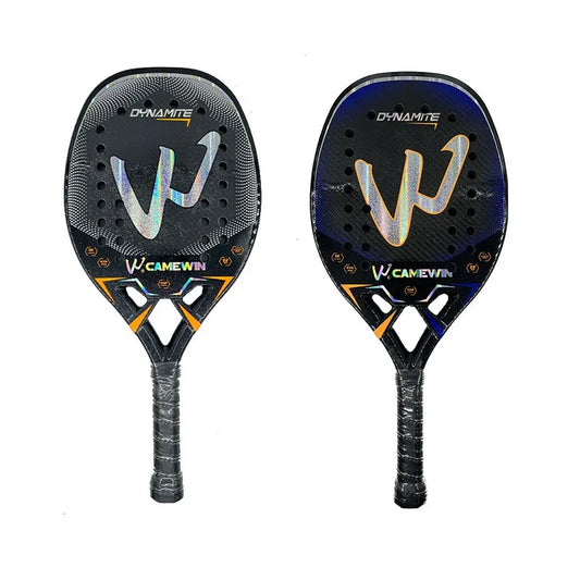 3k Camewin Beach Tennis Racket Adult Professional Carbon Frame Feminino 2024 New With Bag Two Overgrips 1 wristbrand
