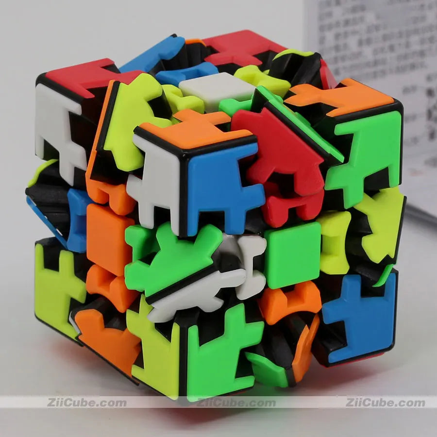 Ziicube YuMo Gear Magic Cube 3x3 57mm Professional Educational Toys Twist Smart Games Stickerless Cog Wheel Puzzles Cubos Magico