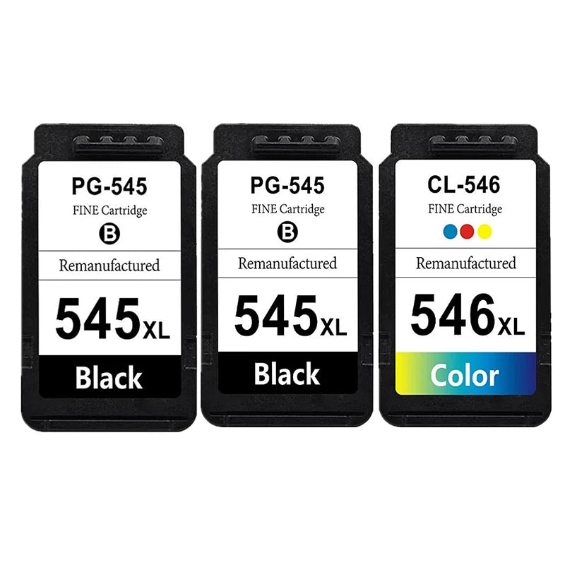 Compatible PG545 545XL 546XL Ink Cartridge Replacement For Canon 545 CL546 For Pixma MG3051 MG3052 MG3053 MX490 Printer