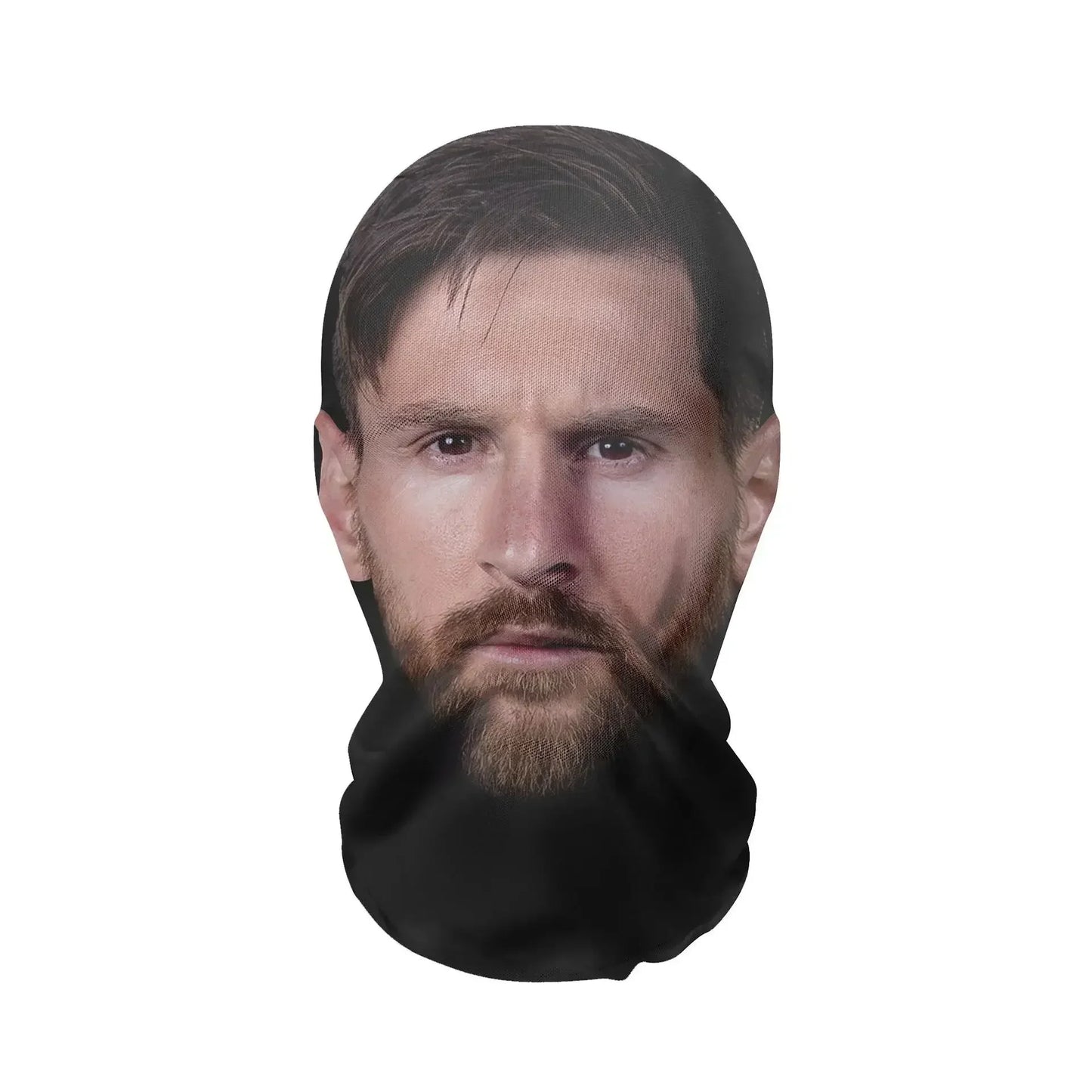 Creative 3d Printed Full Face Mask Head Fit Elastic See-through Mask For Men Women Idea For Anti-facial Cosplay Headdress