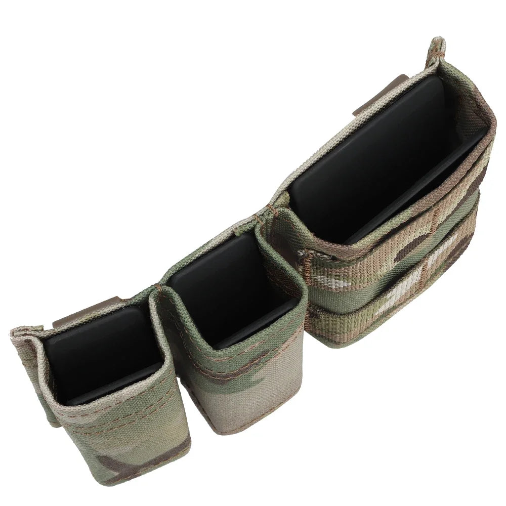 Outdoor Sport Pouch 5.56+9MM MOLLE Hunting Bag with KYWI Wedge Insert Hunting Accessories