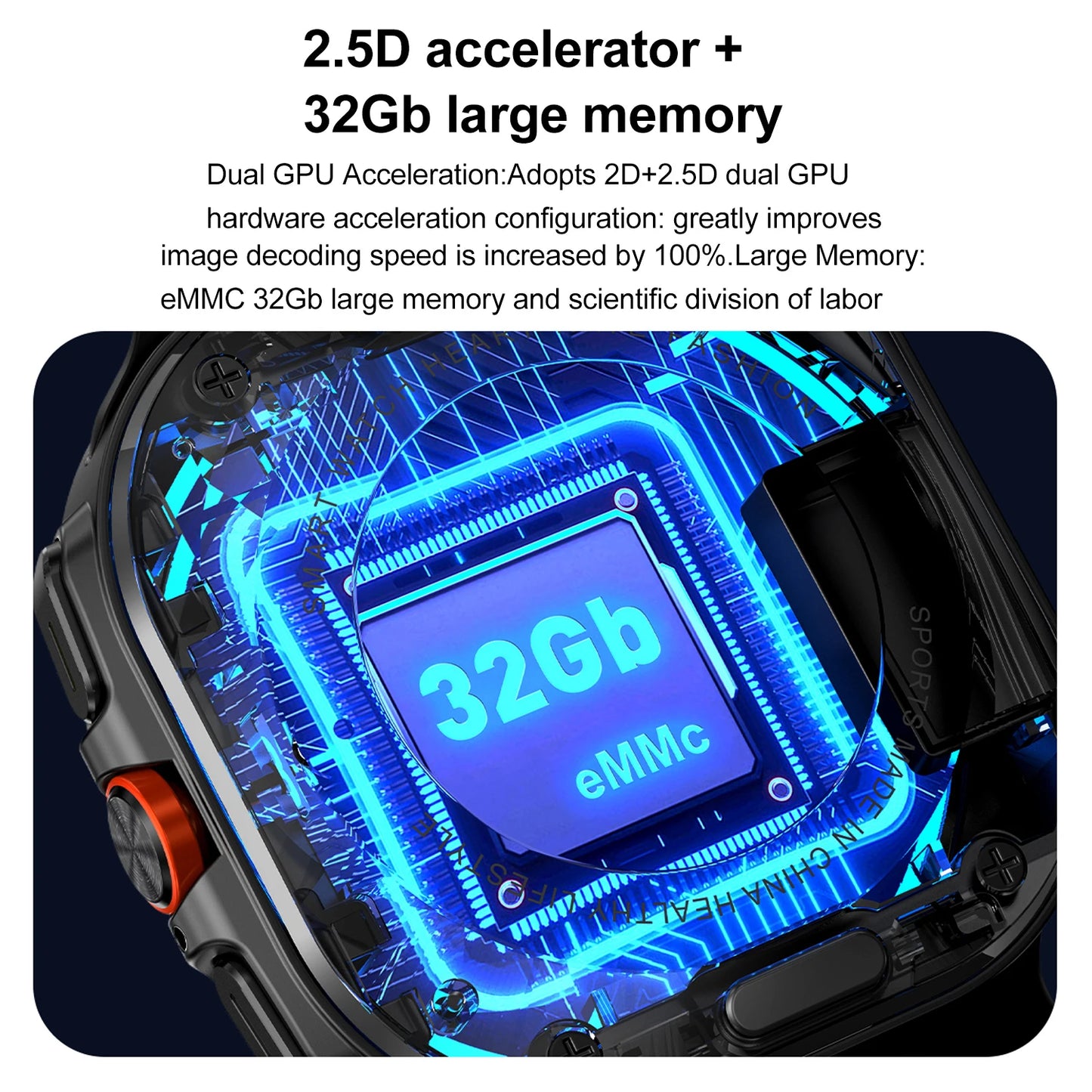 2025 New Watch 7 Ultra Smart Watch Men 32GB Memory 3D Video Display Sports SmartWatch GPS NFC Compass Blood oxygen Smartwatch