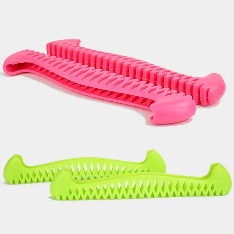 TPU Ice Skating Figure Skate Blade Cover Ice Skate Hockey Skates Adjustable Protective Prevent Puncture Scalable Blade Sleeve