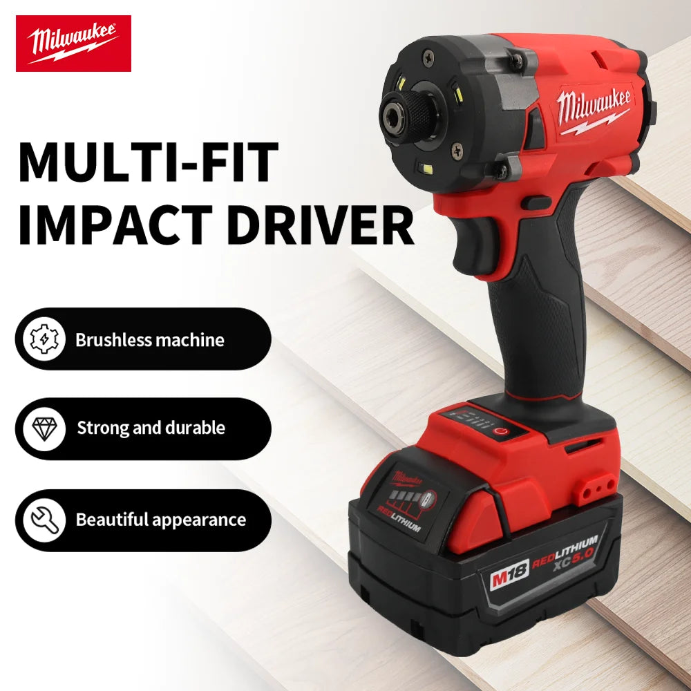 Milwaukee New Quality upgrade multi-fit impact driver long life strong driving force easy to control 20v rechargeable power tool