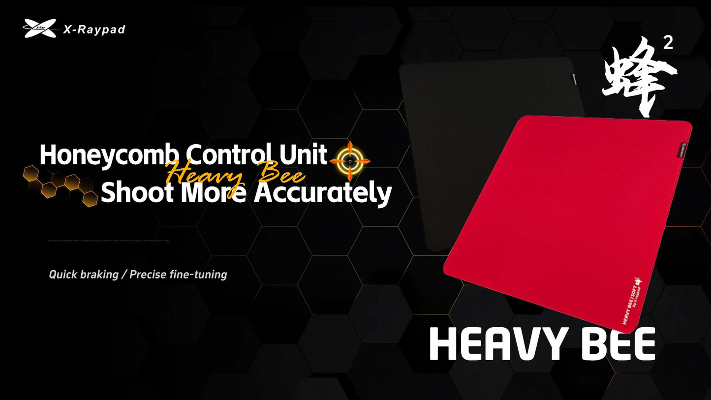 450x400x4mm X-Raypad Unique Heavy Bee Esports Mousepad – SOFT / XSOFT