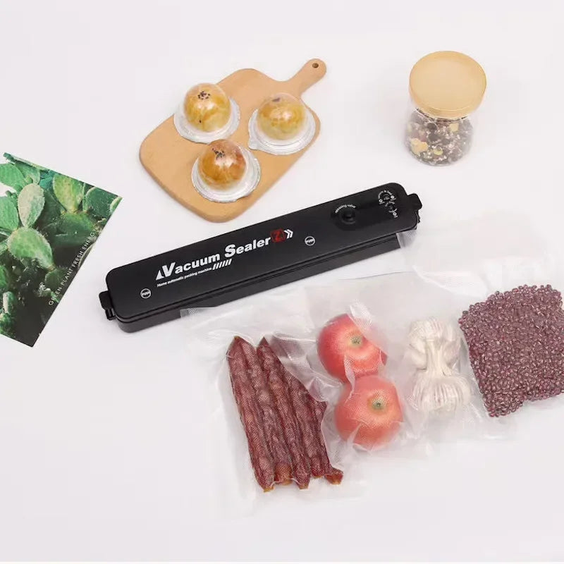 Plastic Sealing Fresh Machine Home Kitchen Vacuum Small Household Food Packaging Automatic Sealing Cooked Food Compressor