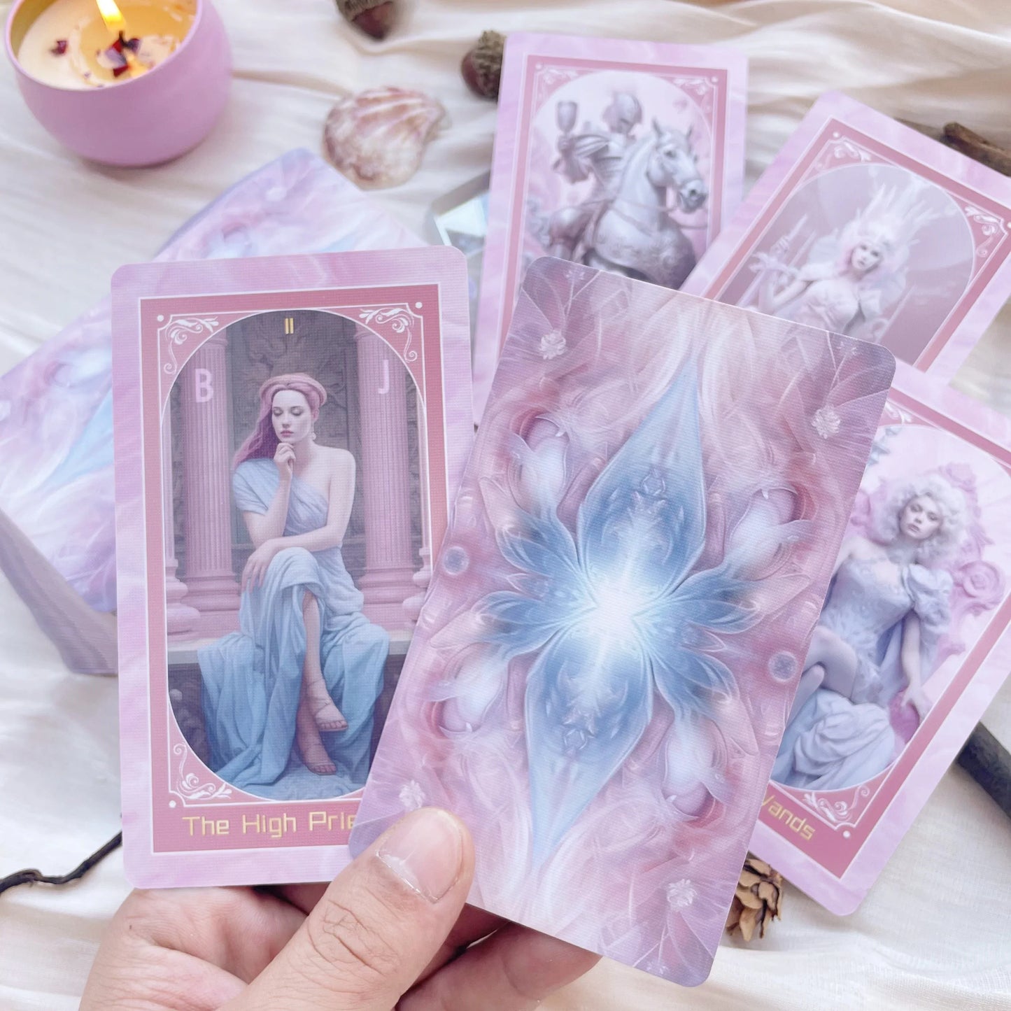 Beginner Tarot Rider Waite 78 Oracles Deck Genuine Professional Feel The Magic of New Pink Love Tarot Cards 12x7cm Guidebook PDF
