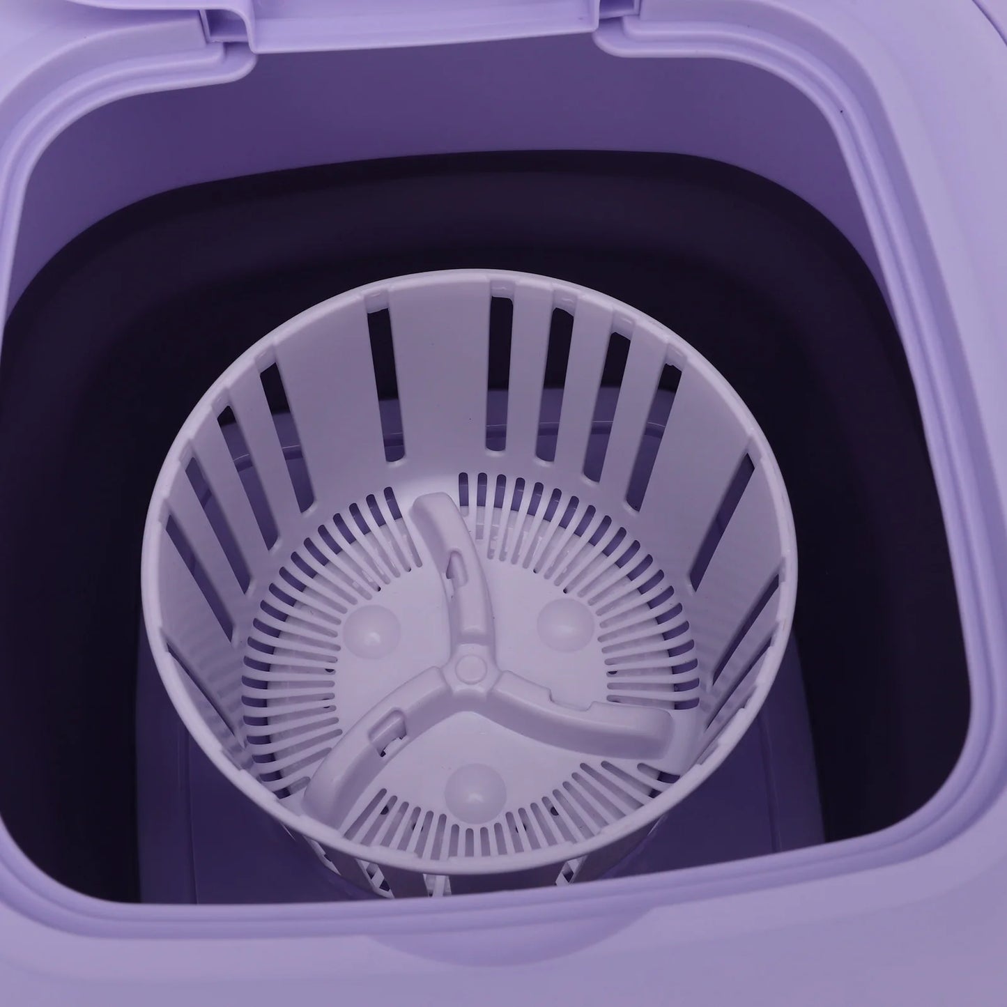 Portable Washing Machine 11L ABS PP Automatic Mini Foldable Bucket Washer with Drainage Pipe for RV Travel Apartment