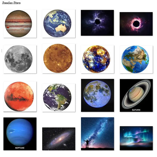 Planet Projection Lamp with 16 Light Sheets Moon Sun Earth Light Projector Atmosphere Background Lamp Photo Props Party Decor