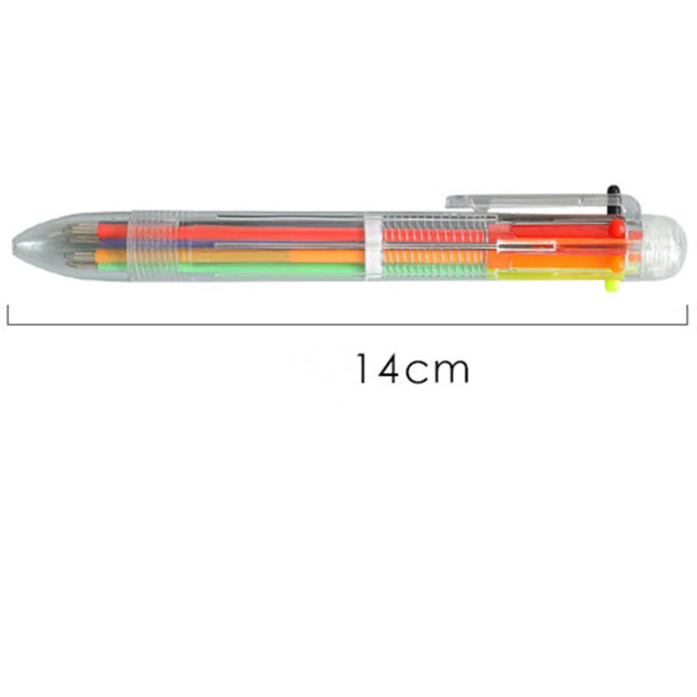 5/10 Pcs Cute Transparent 6 Colors Kids Party Gift Prize Ballpoint Pen Office Stationery Gift Back to School Kindergarten Prize