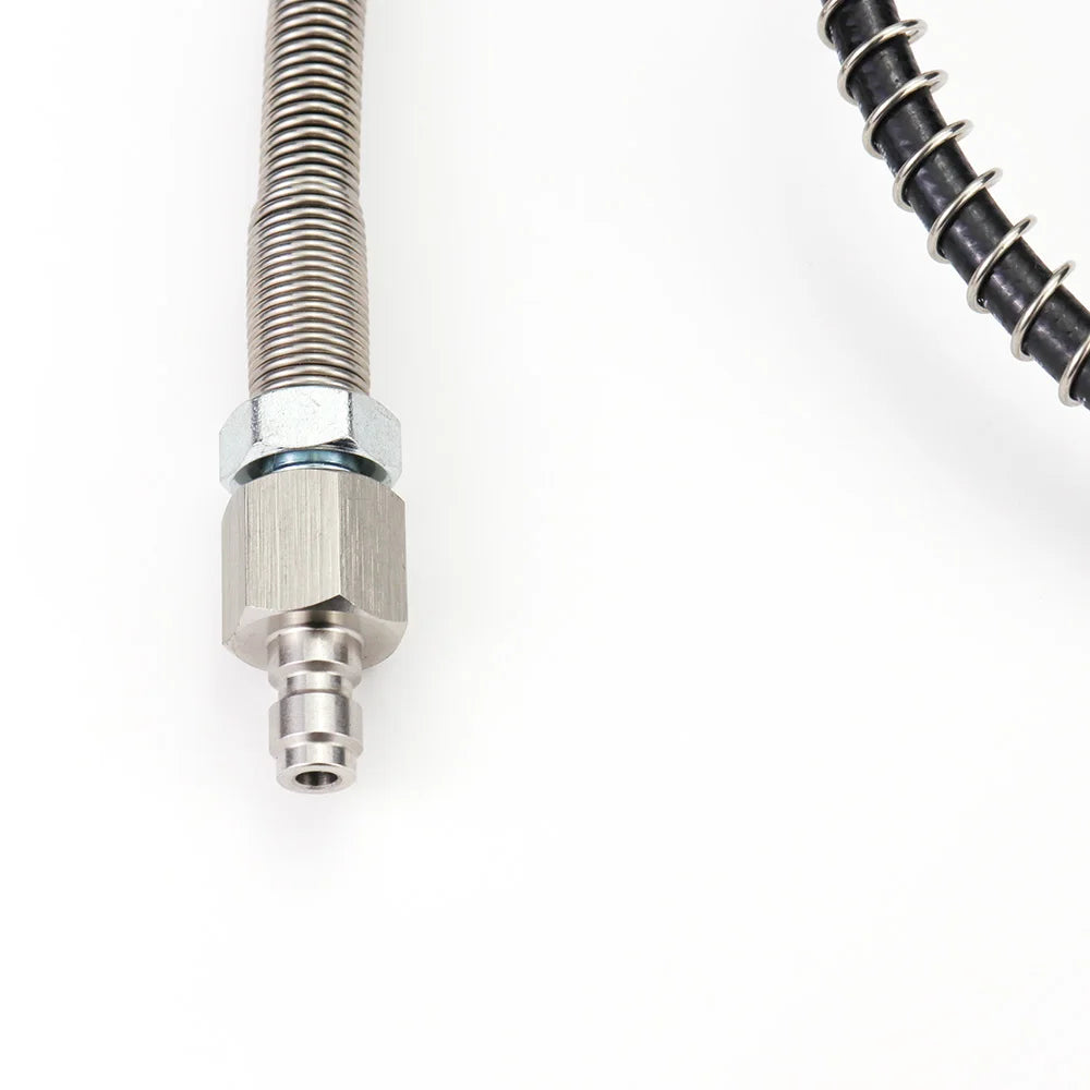 New AIR CO2 Remote Charging Fill Whip Hose Extension With Quick Disconnect For Air Tool Paintball PCP