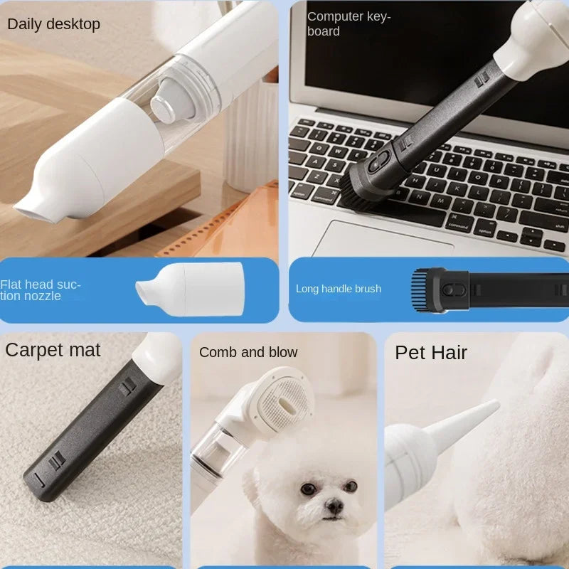 Small and Medium-sized Dog Hair Aspirator Multifunctional Cat Comb Efficient Adsorption Dogs Dryer Noise Reduction Grooming Tool
