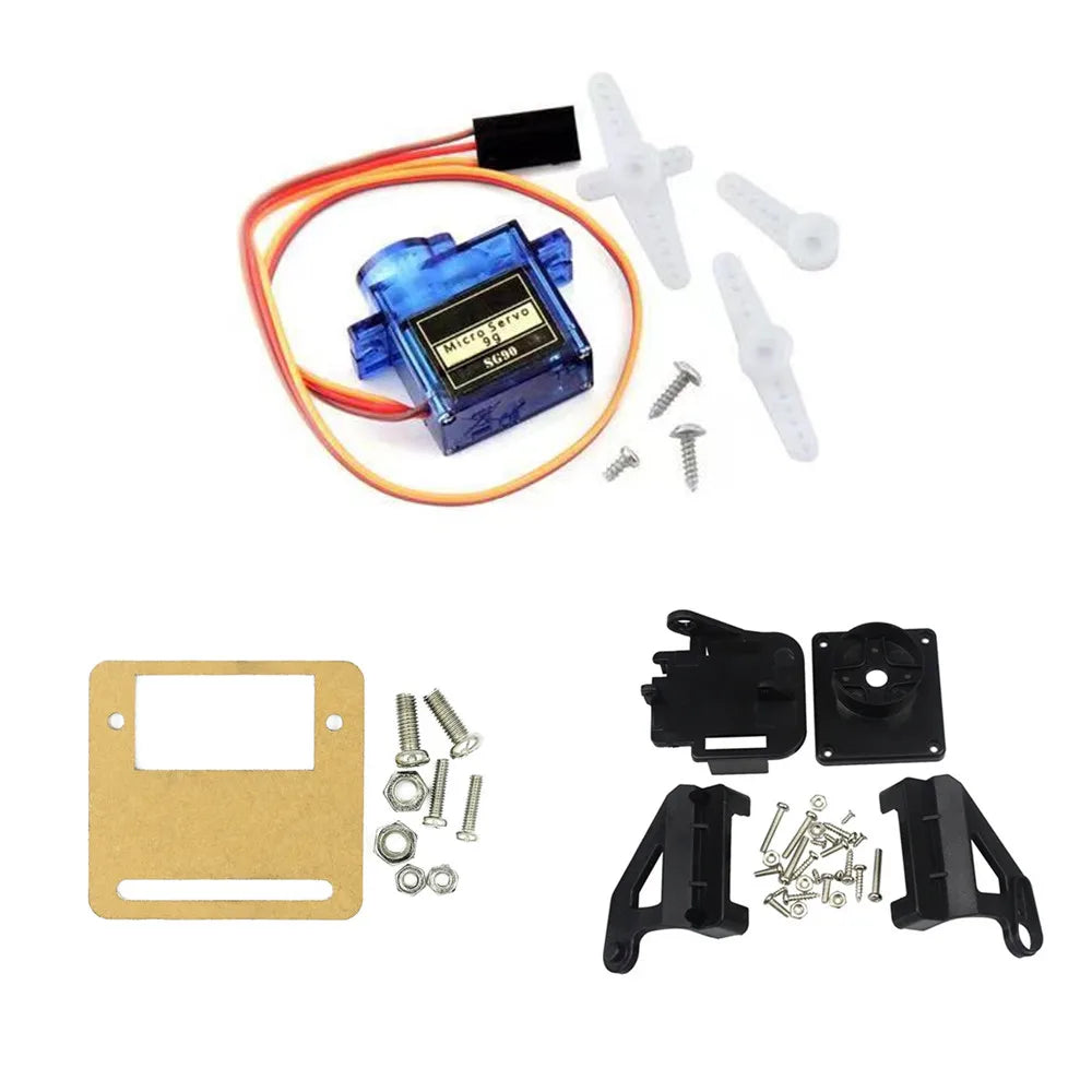Servo bracket PT Pan/Tilt Camera Platform Anti-Vibration Camera Mount for Aircraft FPV dedicated nylon PTZ for 9G SG90 MG90S
