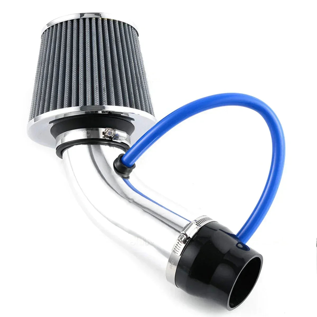 Universal 76mm 3'' High Flow Air Filter Intake Pipe Filter Car Modification Mushroom Head High Cold Air-Filter Aluminum Pipe Kit