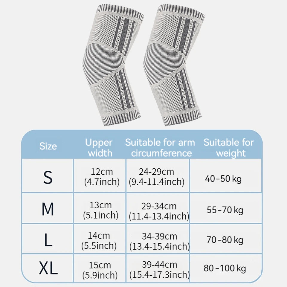 1Pcs Self Heating Elbow Support Pad Arm Compression Support Elbow Sleeve Protector for Tendonitis Tennis Outdoor Activities