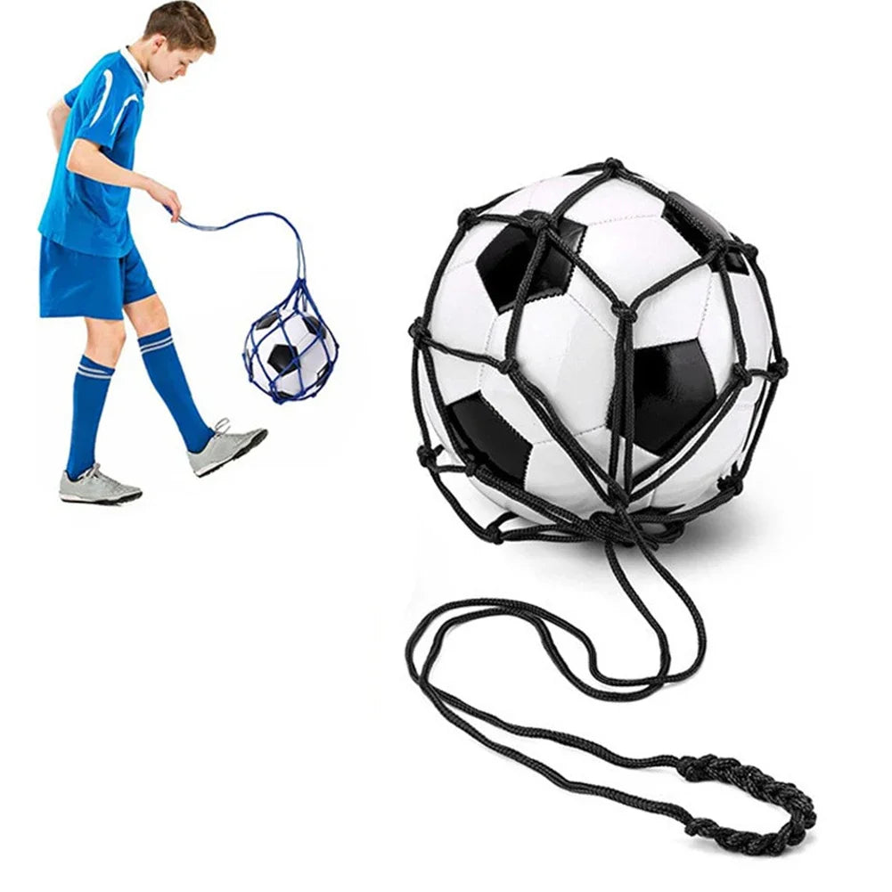 Soccer Return Trainer Net Fits Ball Size 3 4 5 Soccer Training Aids Soccer Ball Net Kicker for Youth Adults Training Equipment