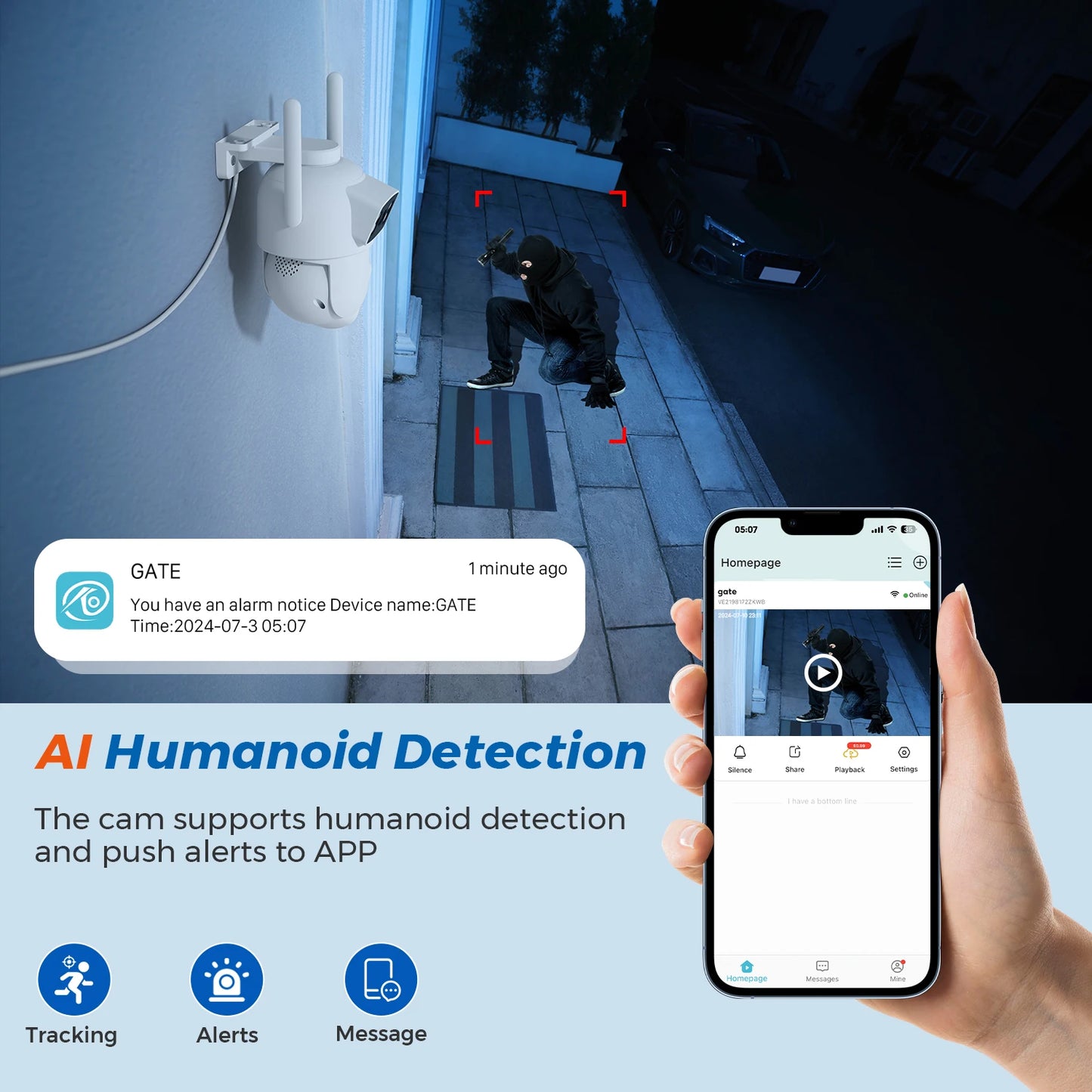 5GHZ/2.4GHZ Wifi Camera 10MP 5K UHD Outdoor Surveillance Camera Dual Lens 5X Digital Zoom 8MP 4K Night Vision CCTV Security CAM