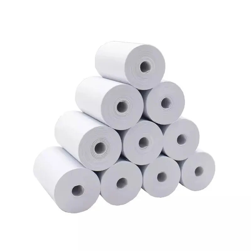12Rolls 57x25 MM Thermal Paper White Children Camera Instant Print Kids Camera Printing Paper Replacement Accessories Parts