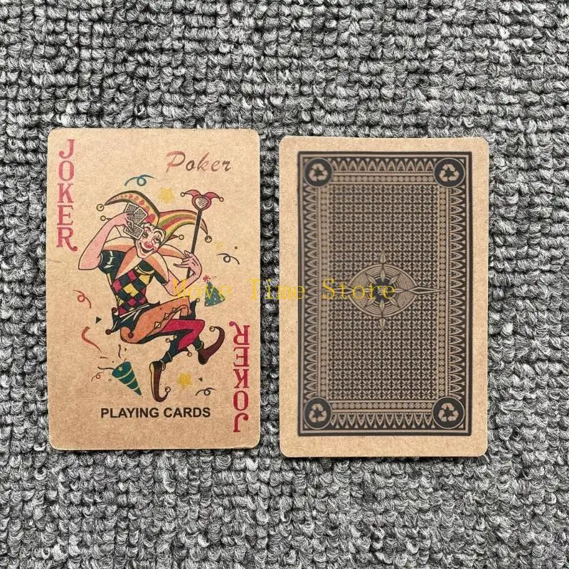 92ME 54 Sheet Classical Pattern Simple Packed Paper Playing Cards Deck Magical Tricks Tool Cool Tricks Card Game