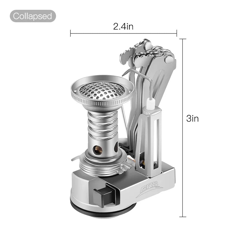 BRS-05 Super Mini Camping Stove Lightweight Mountaineering Stove 1.94kw Gas Stove Aluminum Magnesium Alloy Gas Stove Weight 90g