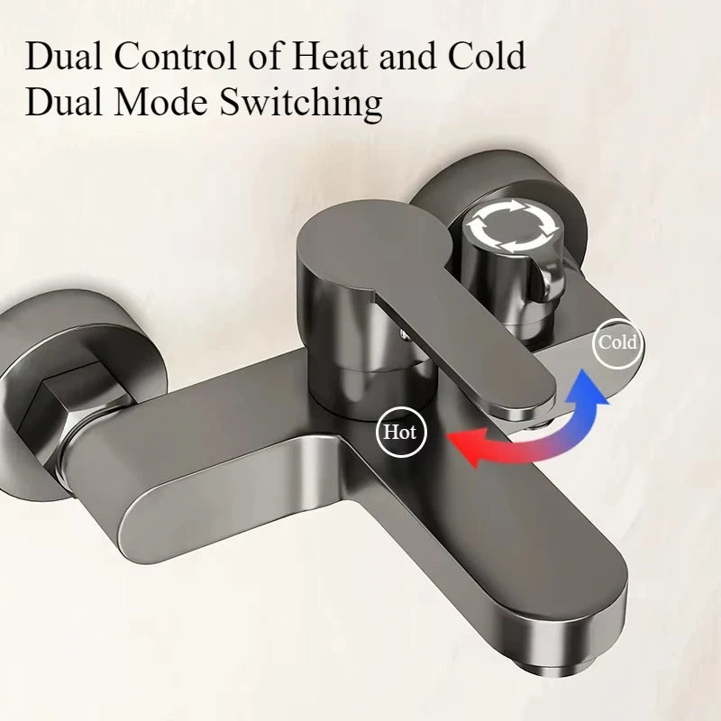 Bathroom Shower Faucet Mixing Valve Shower Shower Set Bathtub Mixing Switch Triple Hot and Cold Faucet Shower Faucet