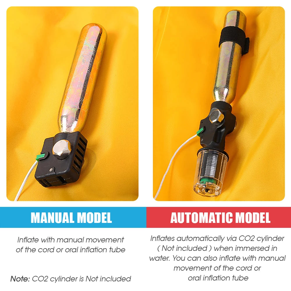 Automatic Inflatable Adults Life Jacket Adult Life Vest Safety Float Suit for Kayaking Fishing Surfing Canoeing Survival Jacket