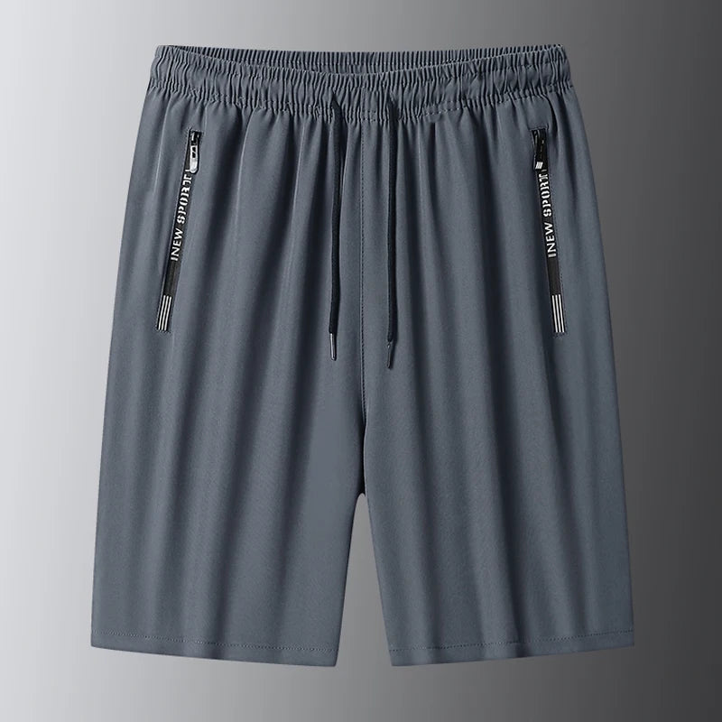 Summer Loose Sports Shorts Board Shorts Outdoor Running Jogging Gym Fitness Casual Short Pants Men Quick Dry Bottom Black M-4XL