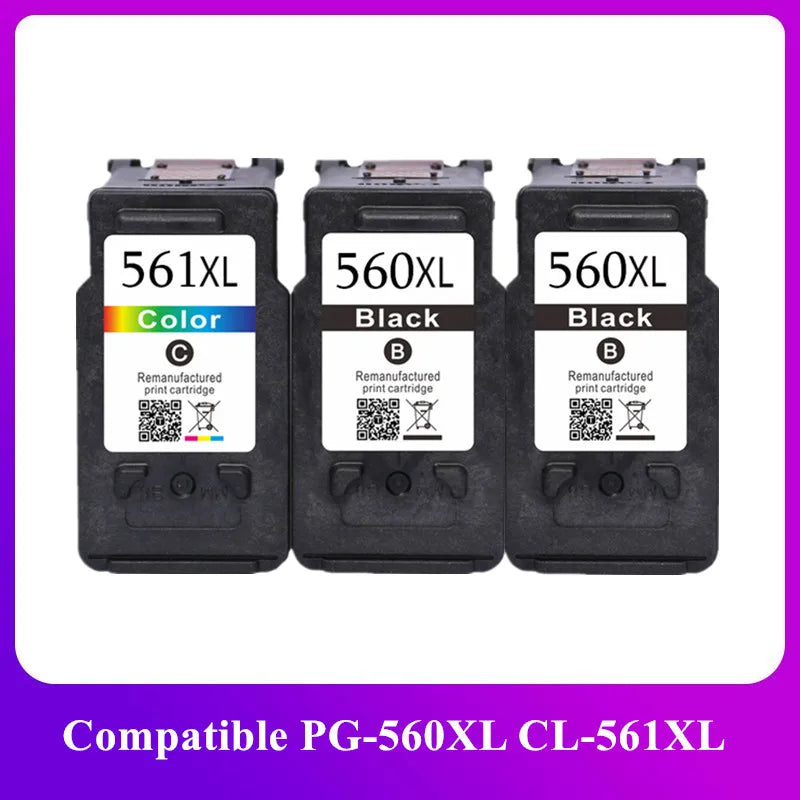 Compatible PG560 560XL 561XL for Canon PG-560 CL-561 XL Ink Cartridge for Canon Pixma TS5350 TS7450 TS5351 TS5352 TS5353 TS7451