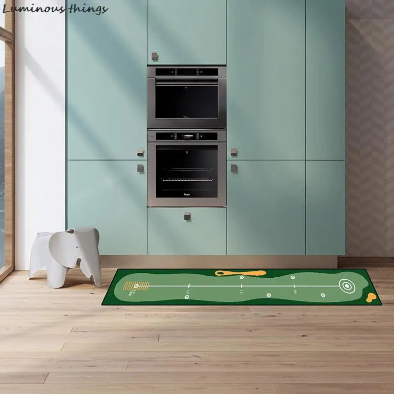 Golf Putting Indoor Golf Hitting Mat Green Mat Golf Practice Training Aid Equipment For Home Outdoor Backyard Golf Practice