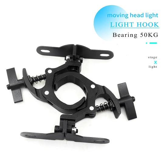 A PairAluminum Light Hook LED Moving Head Light Hook Stage Light Truss Clip Folding Spring Hook Lighting Hook