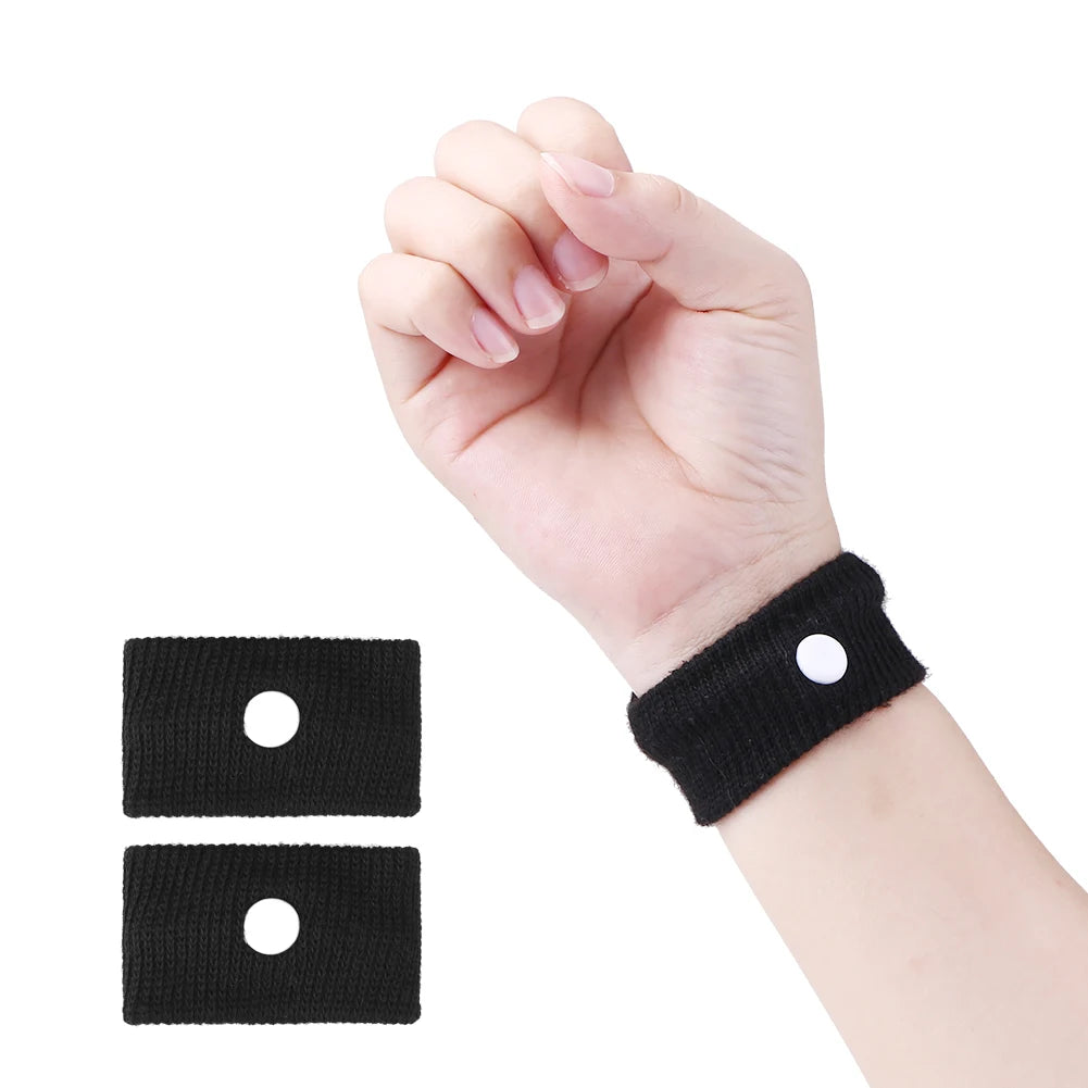 1-5pair Travel Morning Sickness Wrist Band Anti Nausea Car Van Sea Plane Wristband Anti-motion Sickness Bracelet Strap Boats