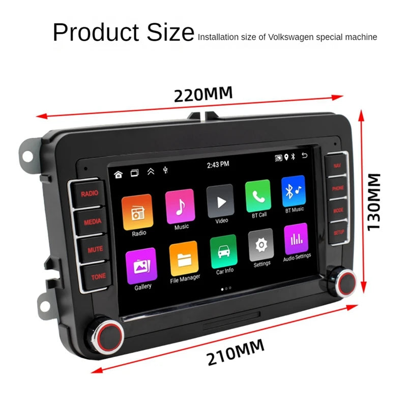 Car Radio Multimedia Player For VW Passat B7 B6 Golf Touran Polo Tiguan Jetta 2 Din Android 11 Carplay DVD GPS