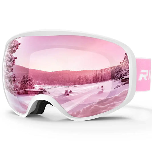 Kids Professional Ski Goggles Winter Ski/Snowboard Goggles Sunglasses Anti-UV400 Sports Equipment for 3-10 Years old Children