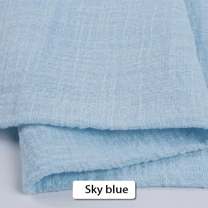 Set of6 Cotton Cloth Napkins Gauze 30x30cm Fabric for Wedding Decor Everyday Use Dinner Tea Towel Table Village Christmas Napkin