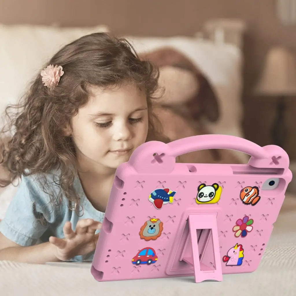Kids EVA Bear Stand Case For Samsung Galaxy Tab A9 Plus 11" A8 10.5 SM-X200 X205 X207  S6 lite 10.4 P613 P619 A7 lite 8.7 Cover