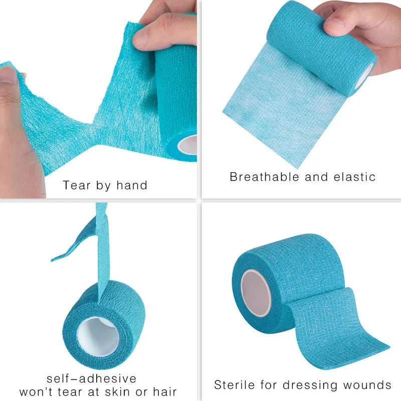 4.5m Athletic Wrap Tape Self Adhesive Elastic Bandage Elastoplast Sports Protector Knee Finger Ankle Shoulder Tattoo Accessories