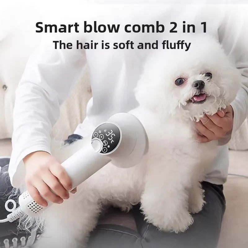 Small and Medium-sized Dog Hair Aspirator Multifunctional Cat Comb Efficient Adsorption Dogs Dryer Noise Reduction Grooming Tool
