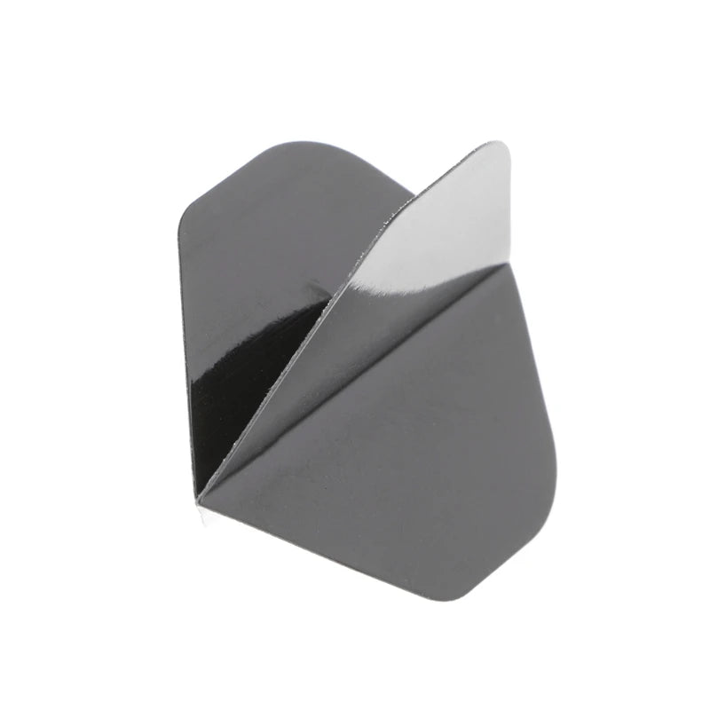 30Pcs PET Dart Flights High Quality Simple Pure Black Darts Accessories Replaceable Dart Wing