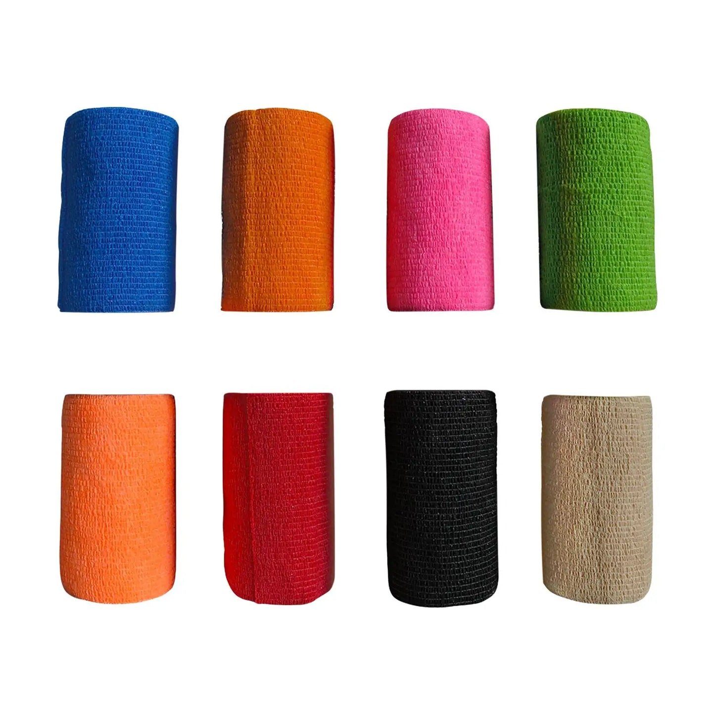 Vet Wrap Tape 4 inch Wide Elastic Non Woven Horse Leg Wrap Athletic Tape Self Adherent Wrap for Horses Cats Pet Sports Hand
