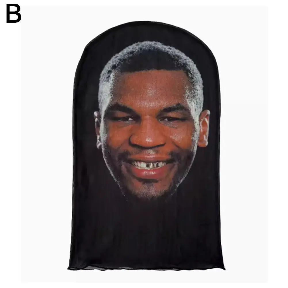 Breathable Mask 3D Printed Elastic Mesh Full Face Mask For Men Women Cosplay Headwear Funny Fashion Balaclava Hood Hat Props