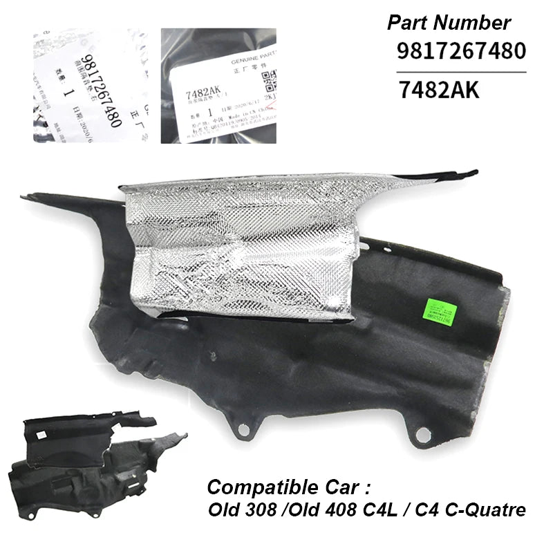 Baificar Brand New Engine Compartment Soundproof  Sound & Heat Insulation Cotton For Peugeot 307 308 408 Citroen C4L C-Quatre