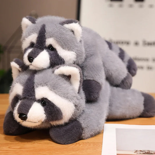 30-65cm Kawaii Raccoon Plush Toy Lovely Raccoon Cute Soft Stuffed Animals Doll Pillow For Girls Children Kids Baby Birthday Gift