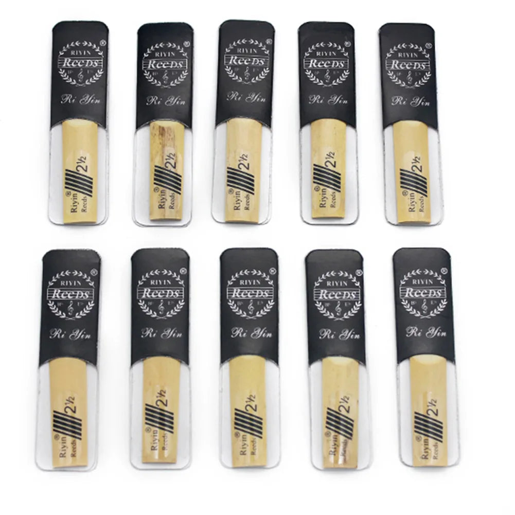 10Pcs Bb Clarinet Reeds Strength 2 2.5 3 Instrument Clarinet Accessorie High Quality Reed Gift Musical Accessories