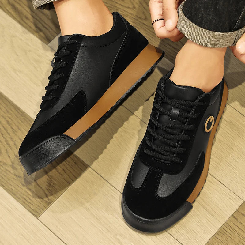 2024 Breathable Men's Sports Shoes High Quality Running Shoes Leather Waterproof Forrest Gump shoes Jogging Shoes Youth Sneakers