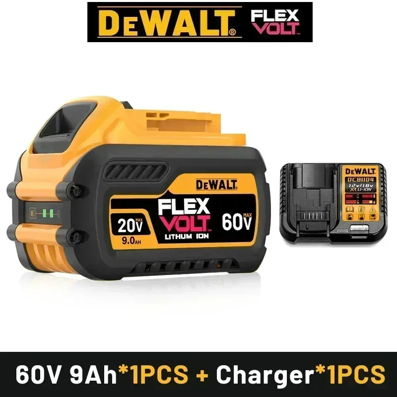 Original DEWALT 20V battery, 6AH, rechargeable lithium-ion battery, DEWALT charger, DCB115, DCB118, DEWALT20V-60V tool battery